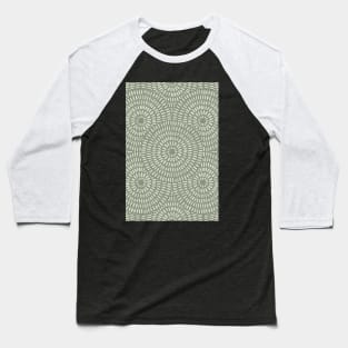 Sage green geometric mosaic pattern Baseball T-Shirt